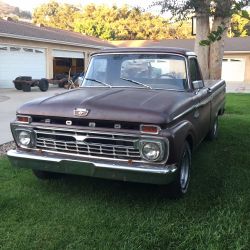 1965 Ford F-100 short bed fleetside 6 cyl 4 speed manual