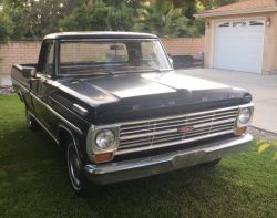 1969 Ford F100 Short bed 360 V8 auto