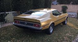 1972 Ford  Mustang Mach 1 351 V8 2V auto