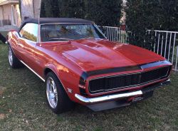 1968 Chevrolet Camaro RS 327 V 8 4V 4 speed manual
