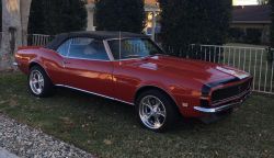 1968 Chevrolet Camaro RS 327 V 8 4V 4 speed manual