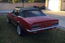 1968 Chevrolet Camaro RS 327 V 8 4V 4 speed manual