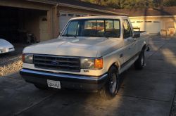1990 Ford  F-150 single cab short bed truck  